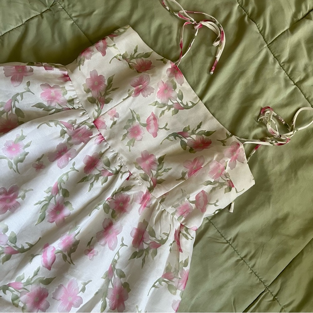 Shop Cider babydoll cami with tie shoulder straps.